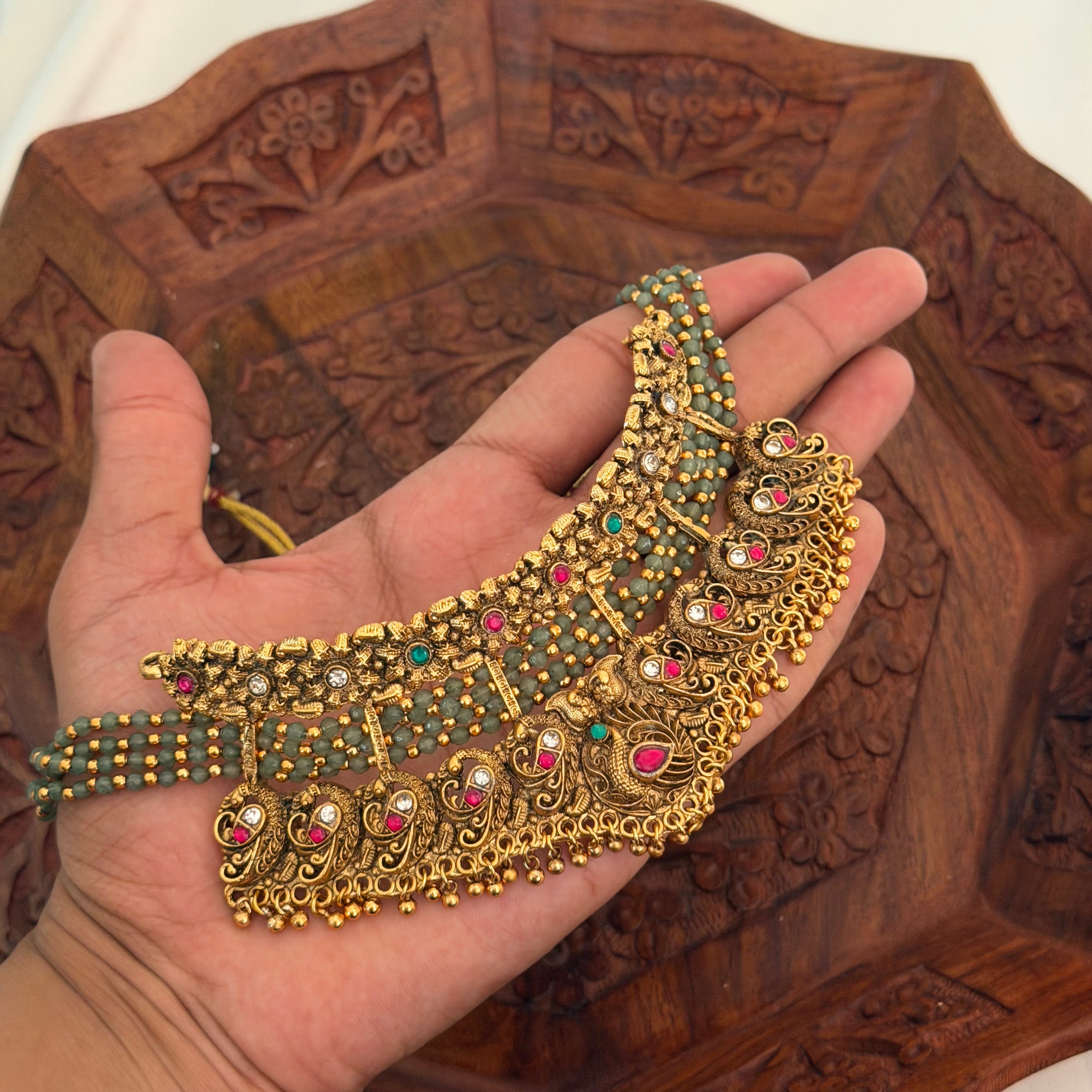 Premium Antique Choker AN203 Anvika Jewels