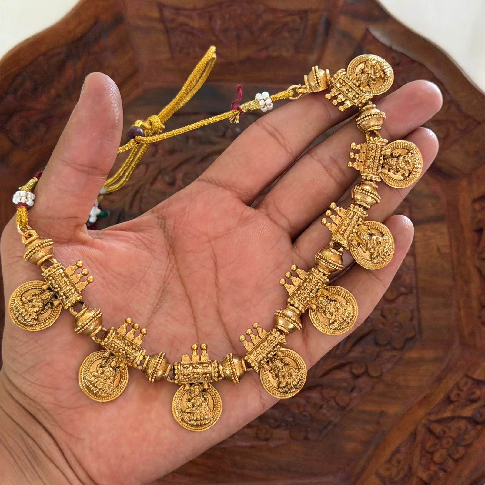 Lakshmi Coin Combo Set box CS35 Anvika Jewels