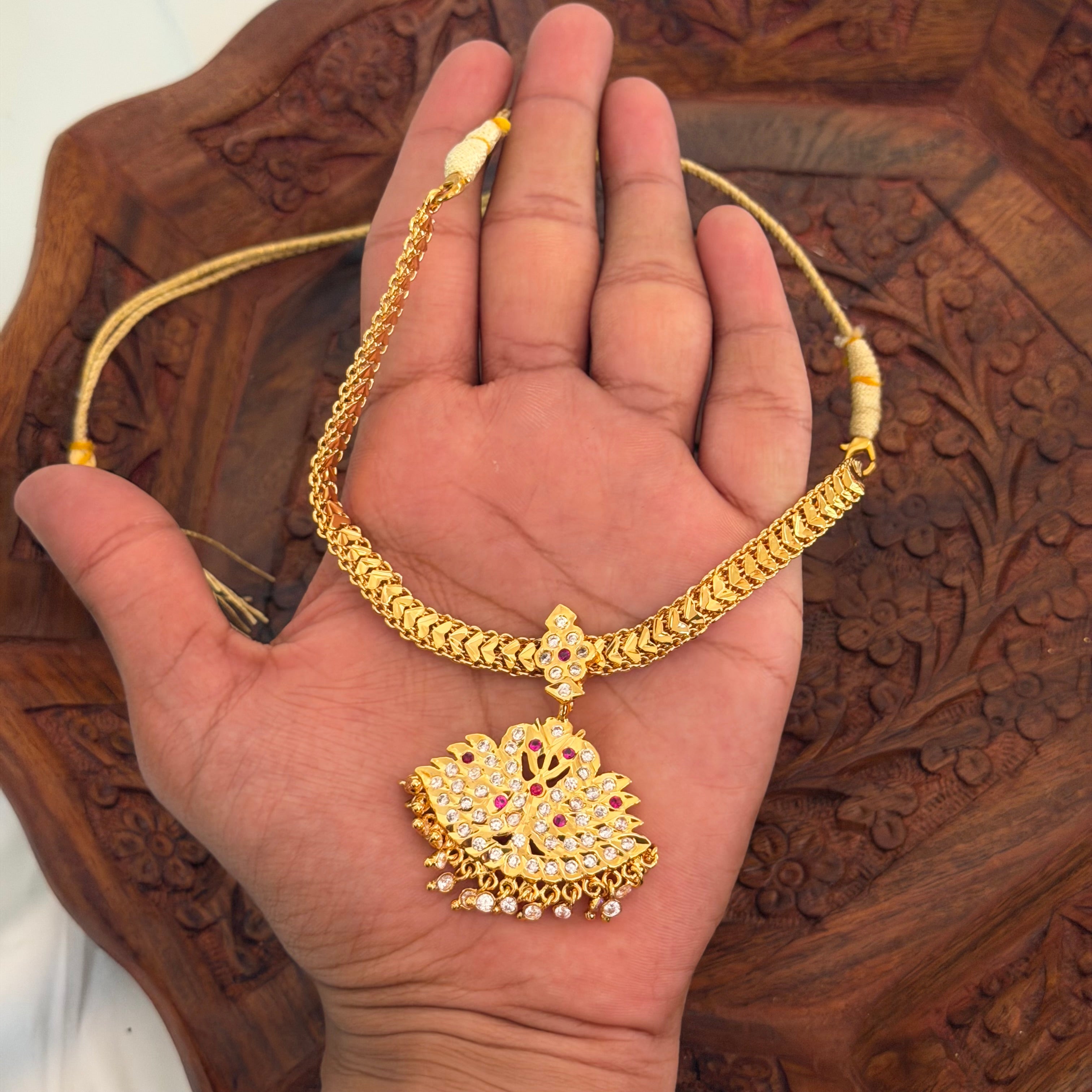 Penchaloha Necklace AN196 Anvika Jewels