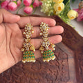Green Victorian Necklace VN07 Anvika Jewels