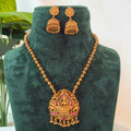 Lakshmi Pendant Necklace Set AN35 Anvika Jewels