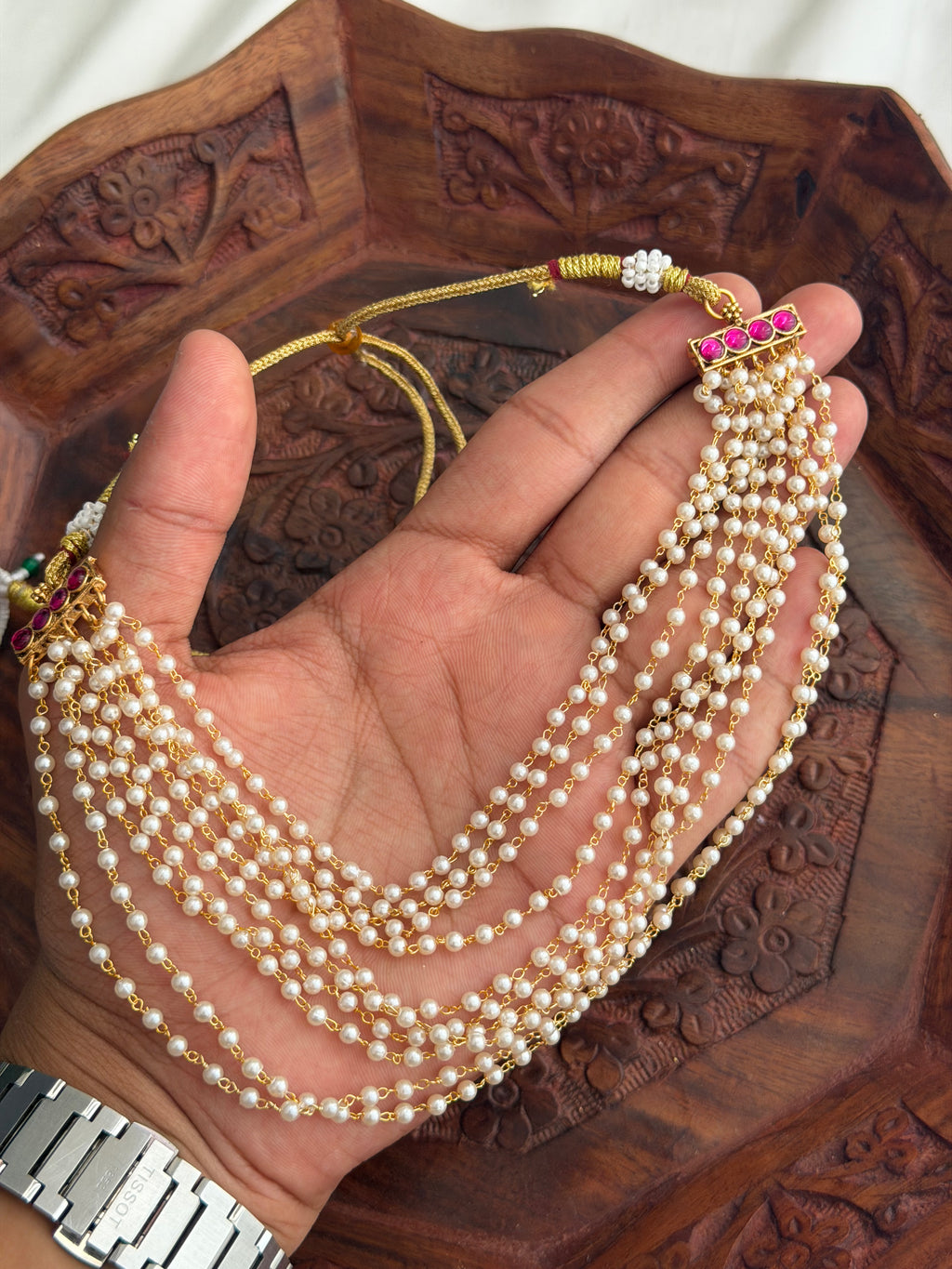 Pearl Choker AN278 Anvika Jewels