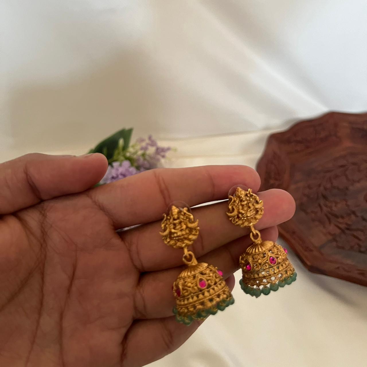Lakshmi Temple Pendant Set AN31