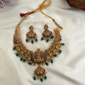 Lakshmi Temple Necklace Set AN34