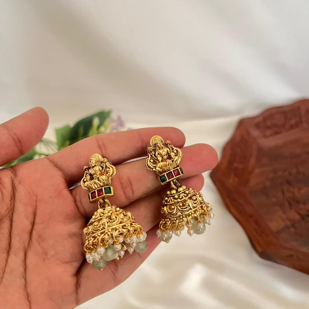 Lakshmi Temple Necklace Set AN36