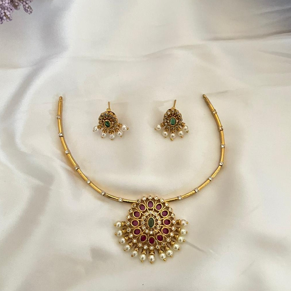 Antique Kemp Stone Necklace AN02