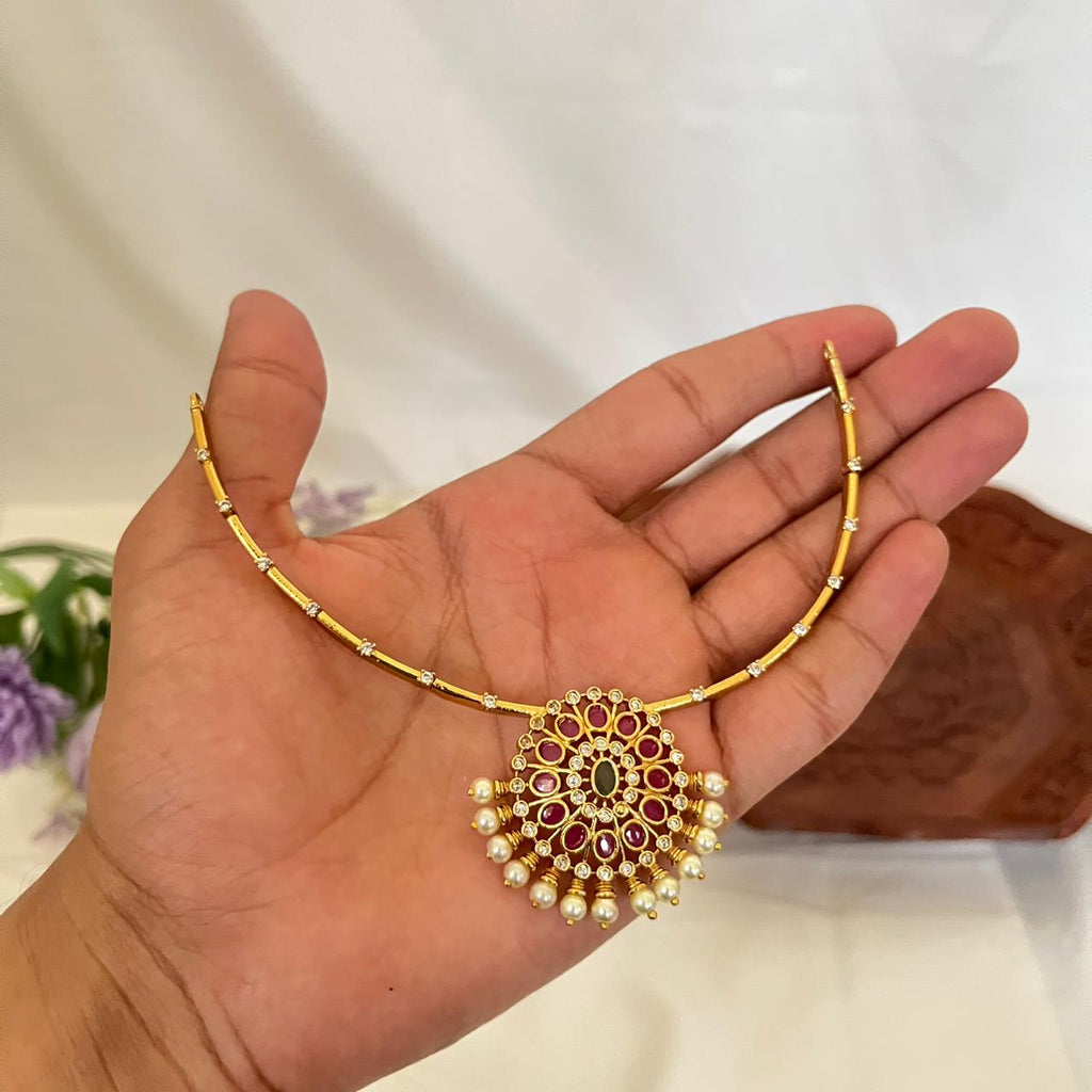 Antique Kemp Stone Necklace AN02