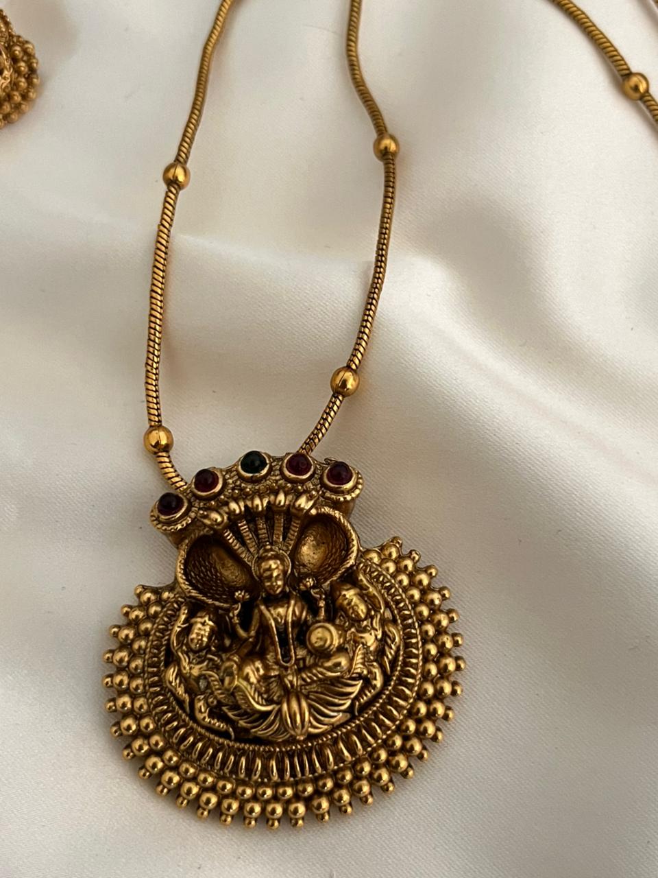 Antique Lakshmi Chain Pendant AN22