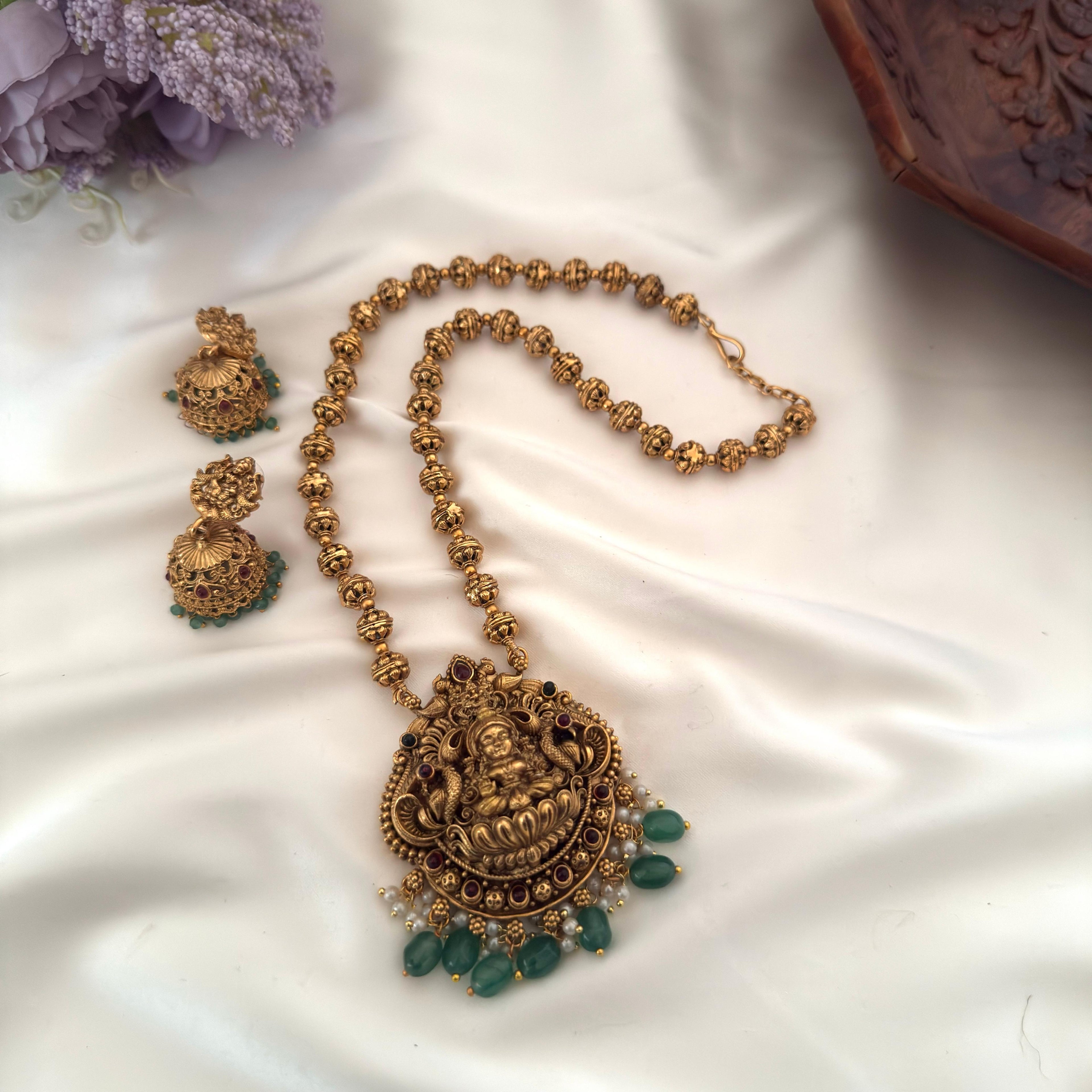 Temple Lakshmi Pendant AN05