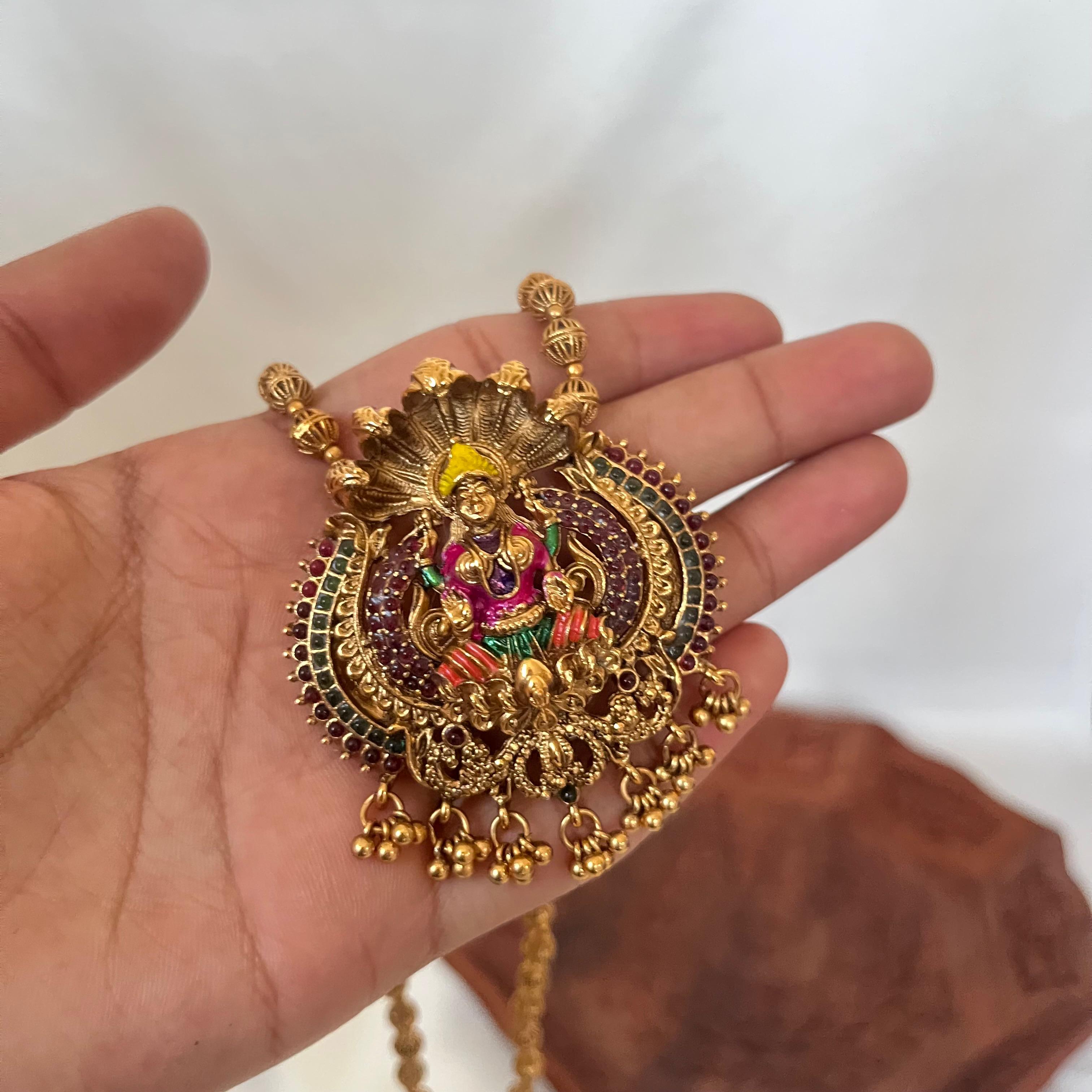 Lakshmi Heritage Pendant Necklace AN44