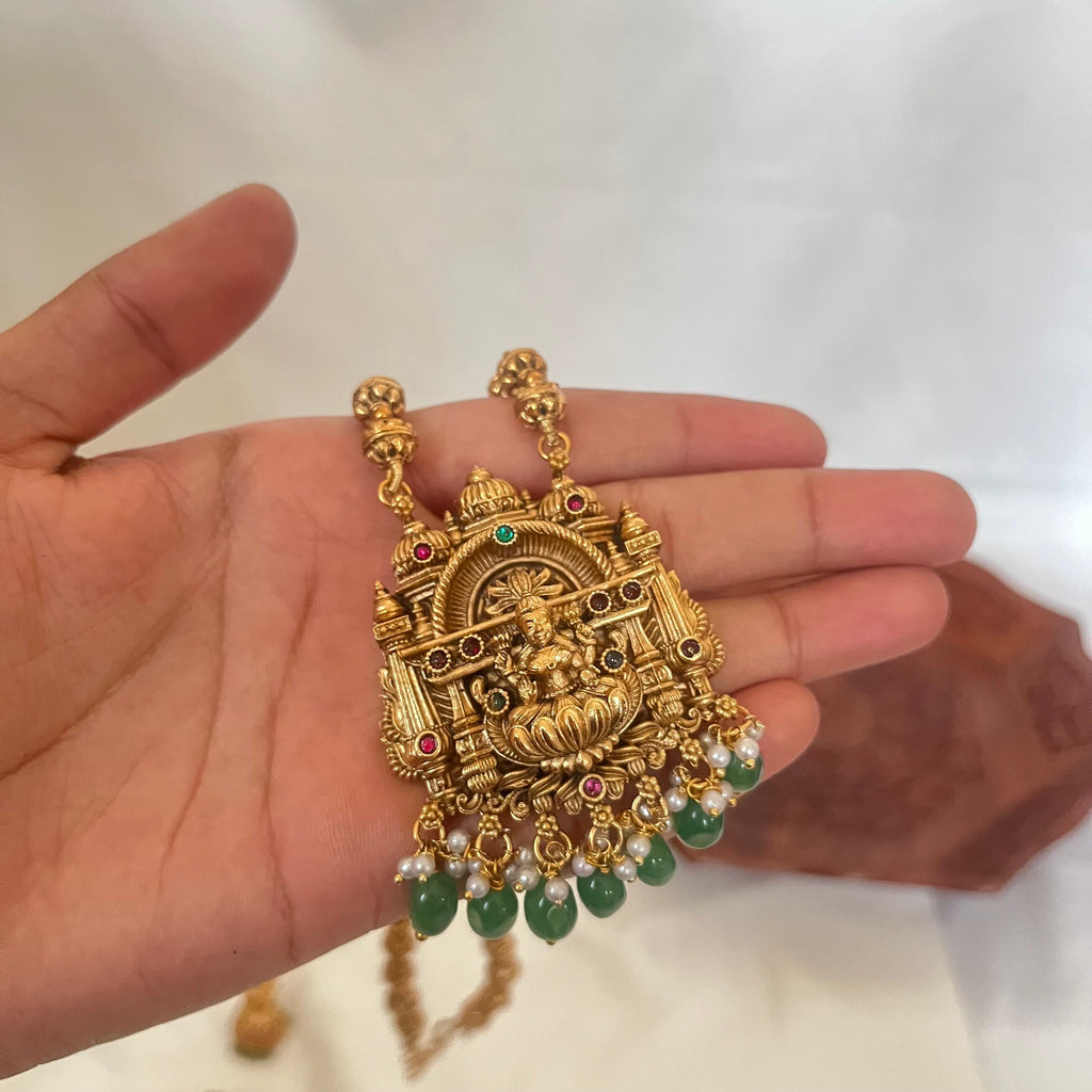 Lakshmi Temple Arch Pendant Necklace AN45