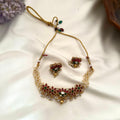 Floral Pearl Choker Set AN15