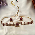 Layered Stone Choker Necklace AN63
