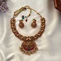 Antique Peacock Temple Necklace AN64