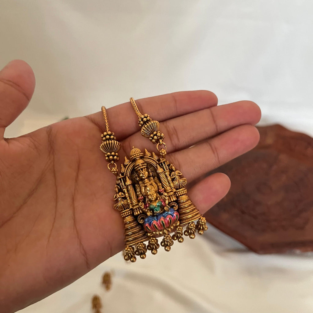 Lakshmi Temple Pendant Necklace AN53