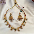 Floral Stone Bead Necklace AN57