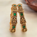 Antique Temple Green Bangles AB02