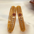 Floral Antique AD Bangles AB04