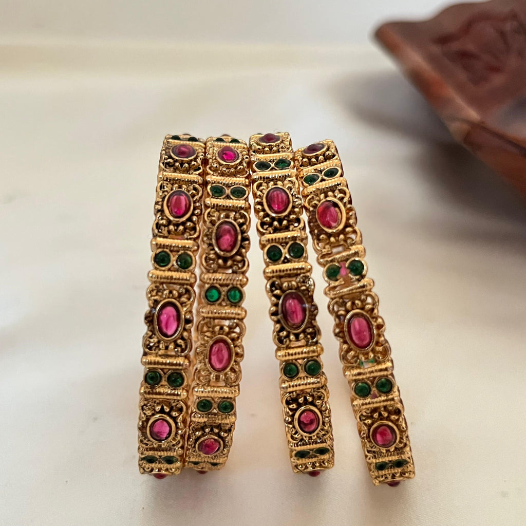 Antique Multi Color Bangles Set AB05