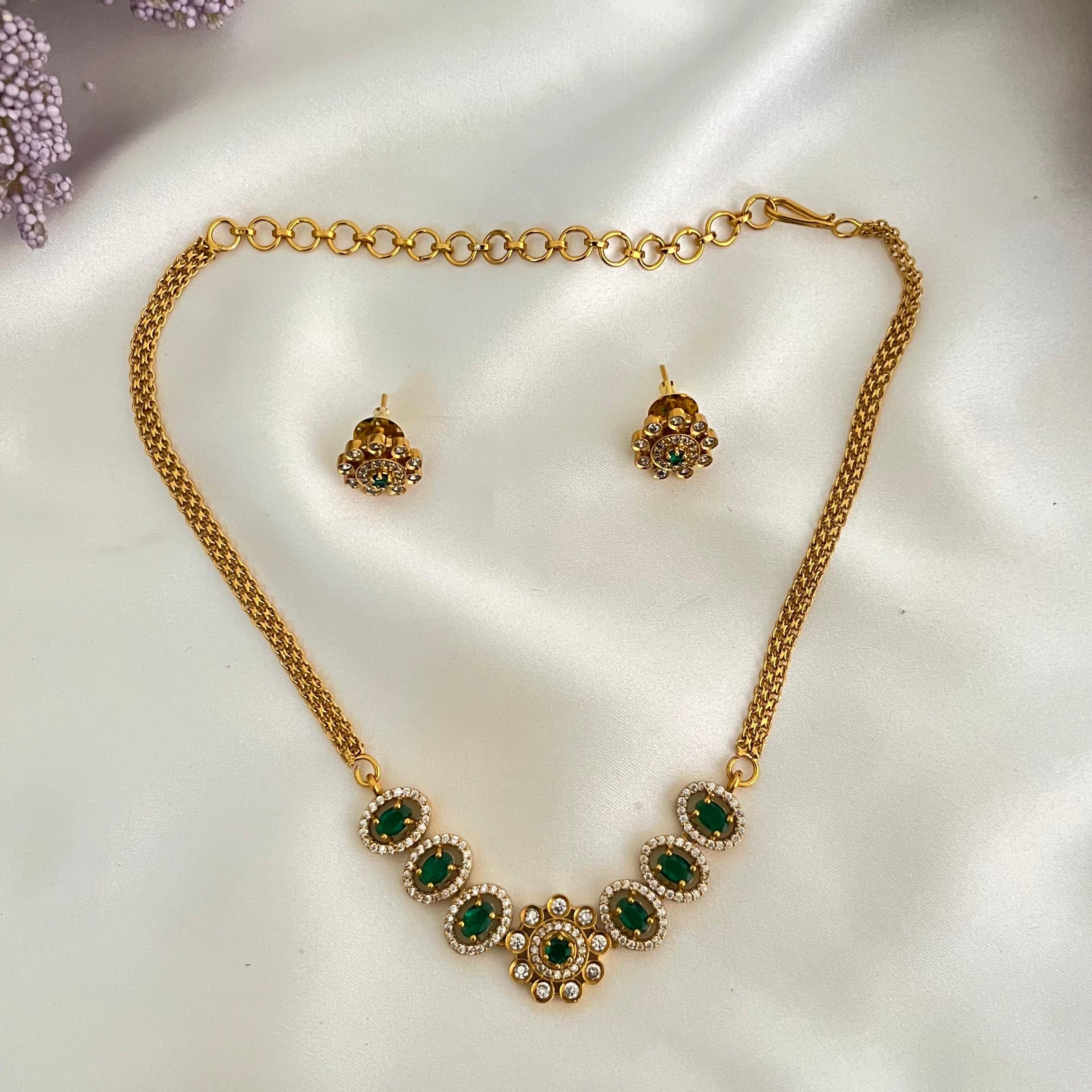 Minimal Oval AD Necklace VN13