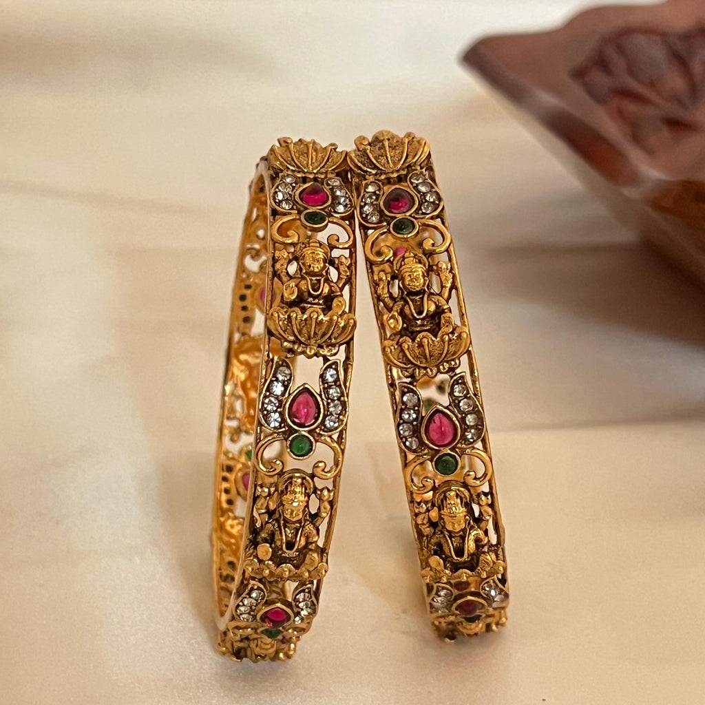 Antique Lakshmi Stone Bangles AB13