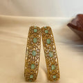 Mint Stone Designer Bangles VB01