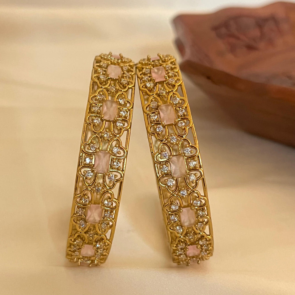Blush Pink Designer Bangles VB02