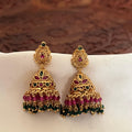 Antique Temple Ruby Jhumka AJ05