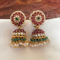 Antique Kundan Ruby Jhumka AJ08