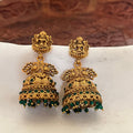 Antique Peacock Green Jhumka AJ19