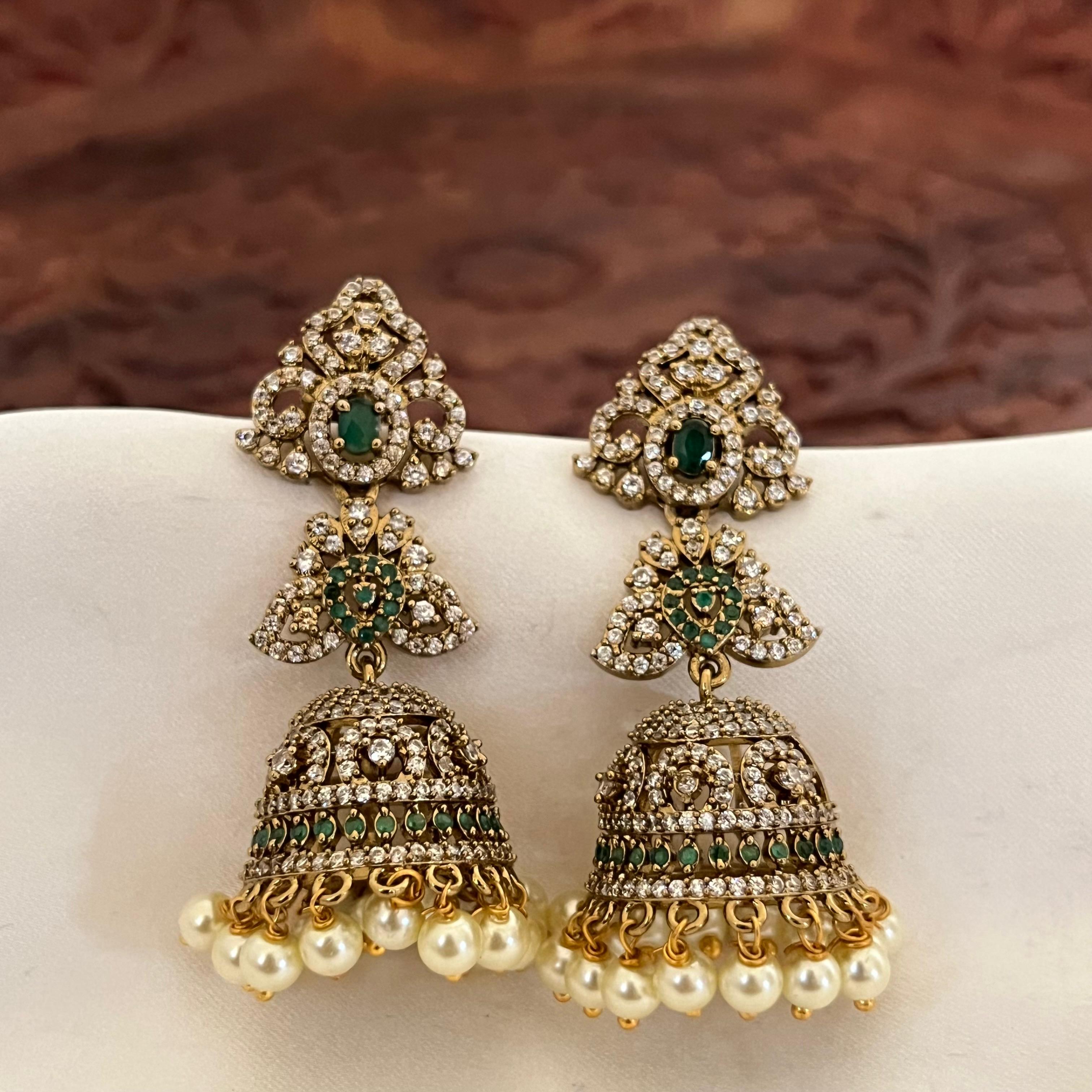 Victorian Pearl Jhumka VJ02
