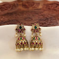 Kundan Ruby Pearl Jhumka VJ03