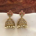 Victorian Crystal Pearl Jhumka VJ04