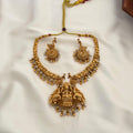 Lakshmi Peacock Temple Choker AN72 Anvika Jewels