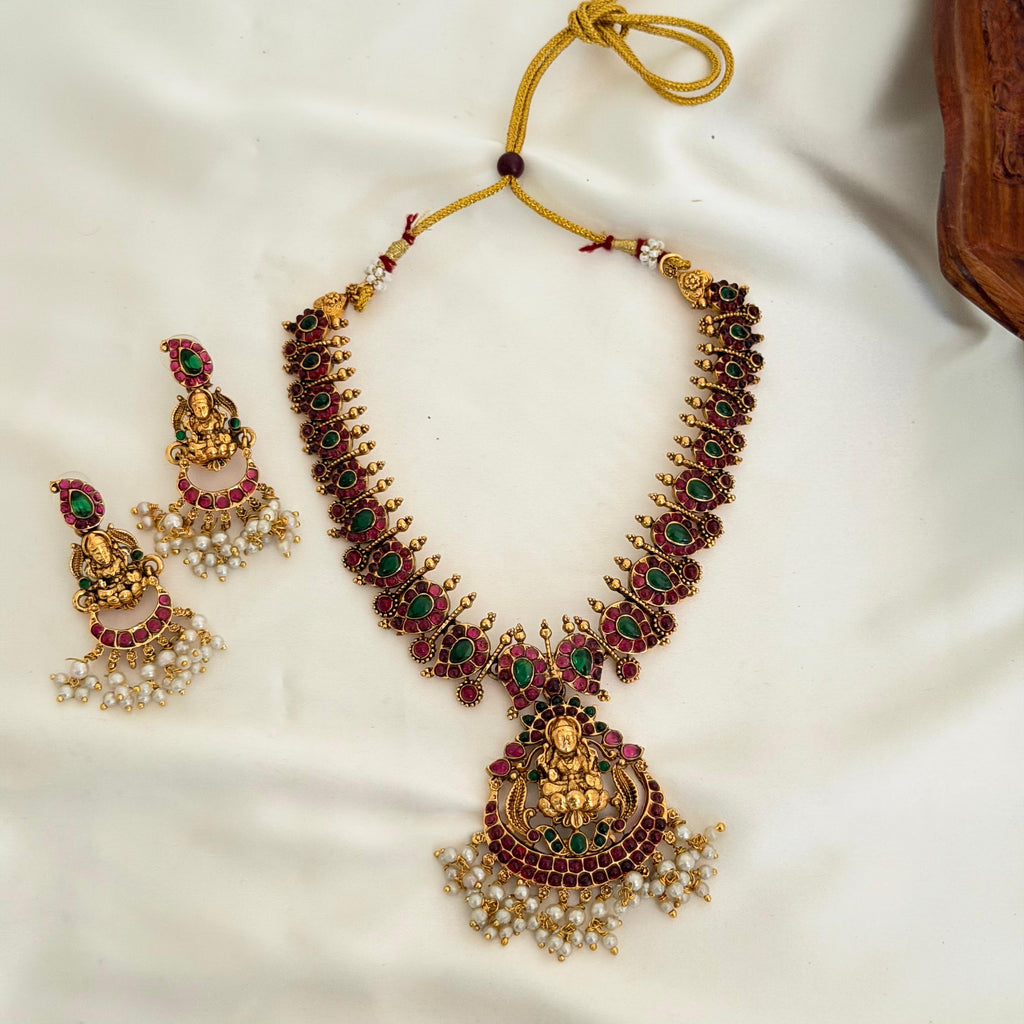 Lakshmi Kemp Necklace AN84 Anvika Jewels
