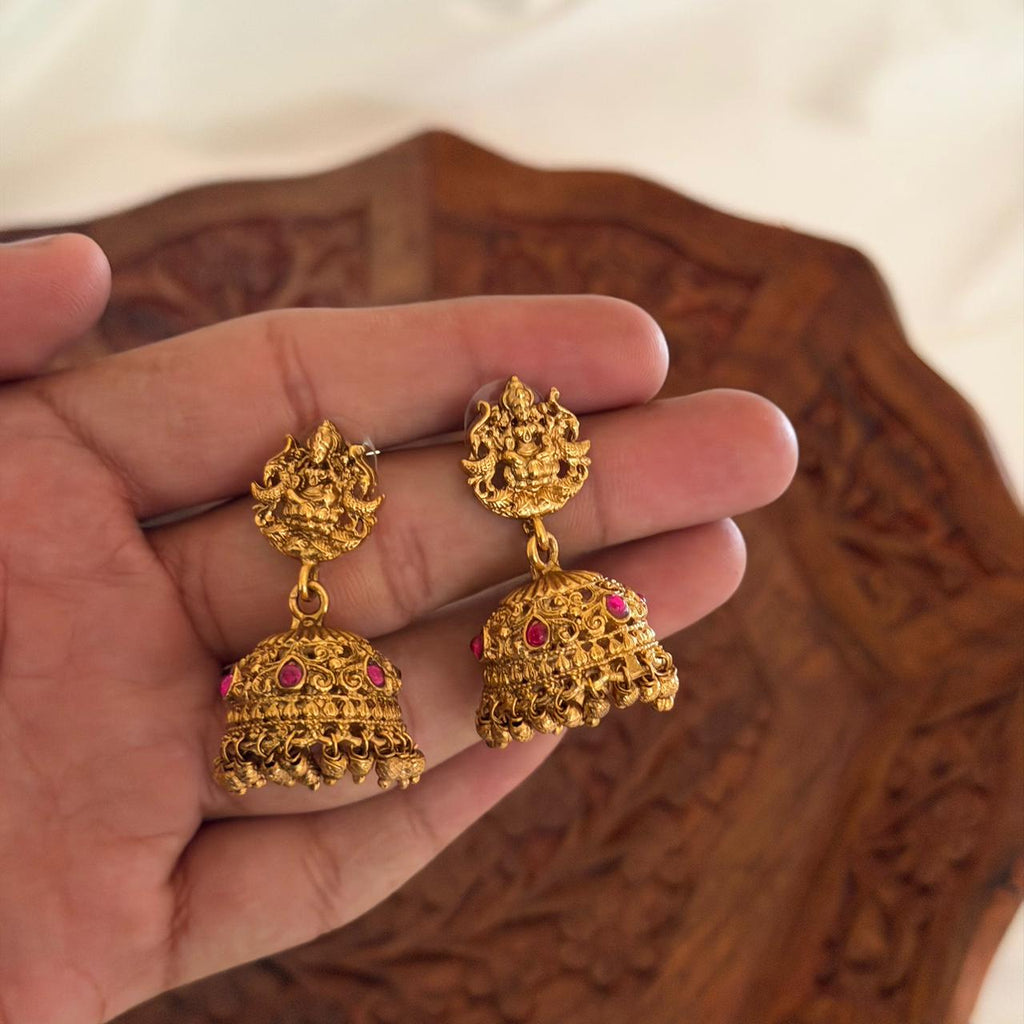 Temple Pendant Set AN82 Anvika Jewels
