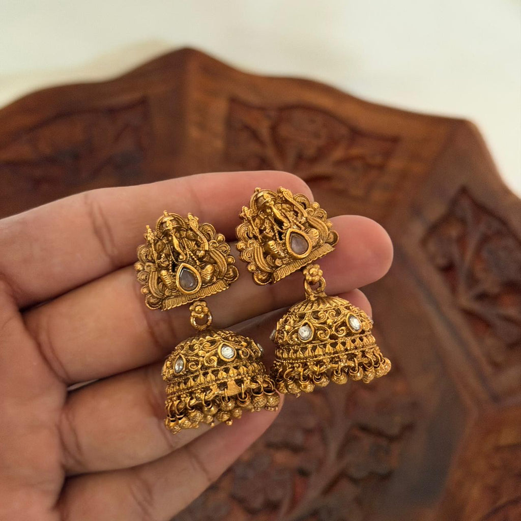 Antique Ganesha Pendant AN93 Anvika Jewels