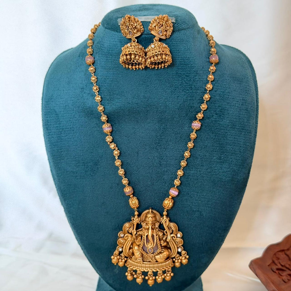 Antique Ganesha Pendant AN93 Anvika Jewels