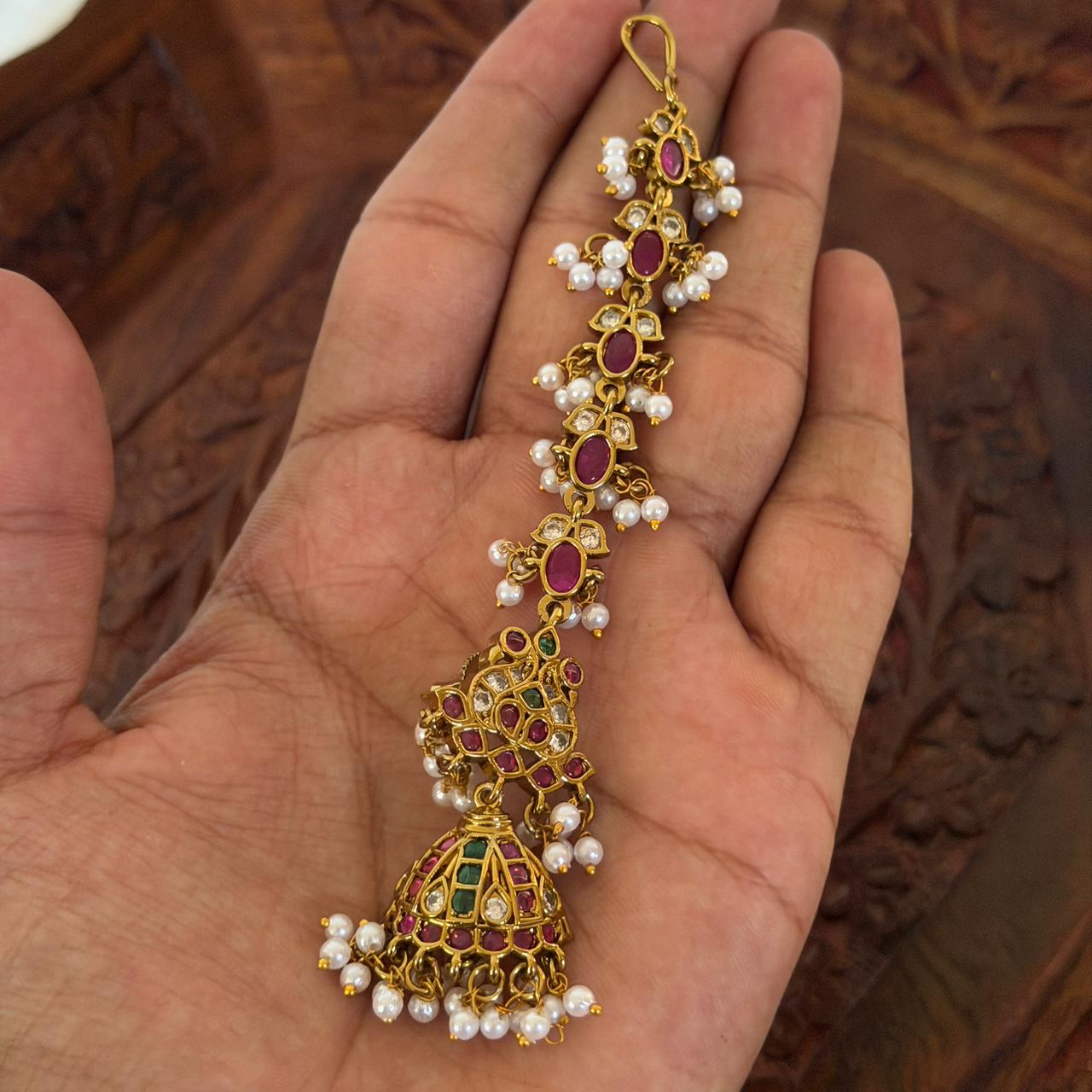 Dual Tone Long Jhumka AJ21 Anvika Jewels