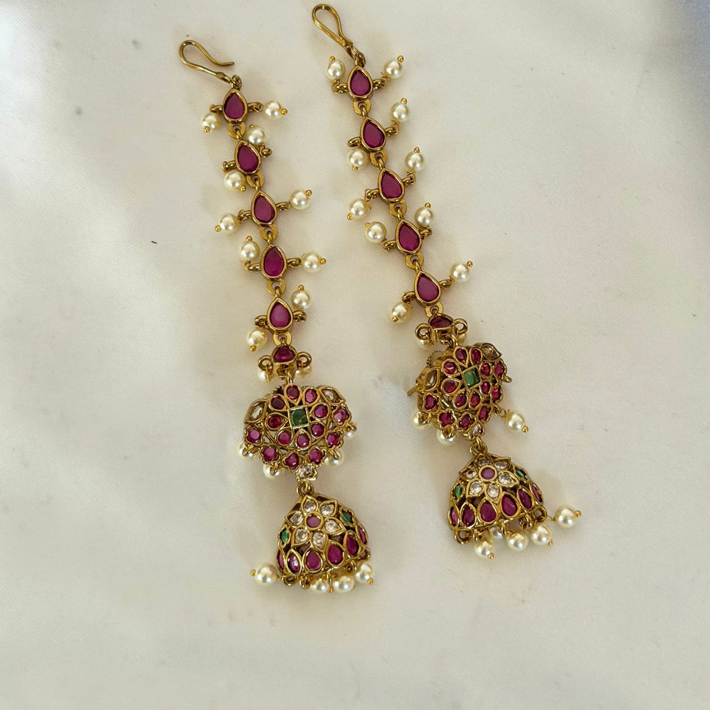 Premium Long Jhumka AJ23 Anvika Jewels
