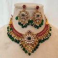 Kundan Emerald Choker AN98 Anvika Jewels