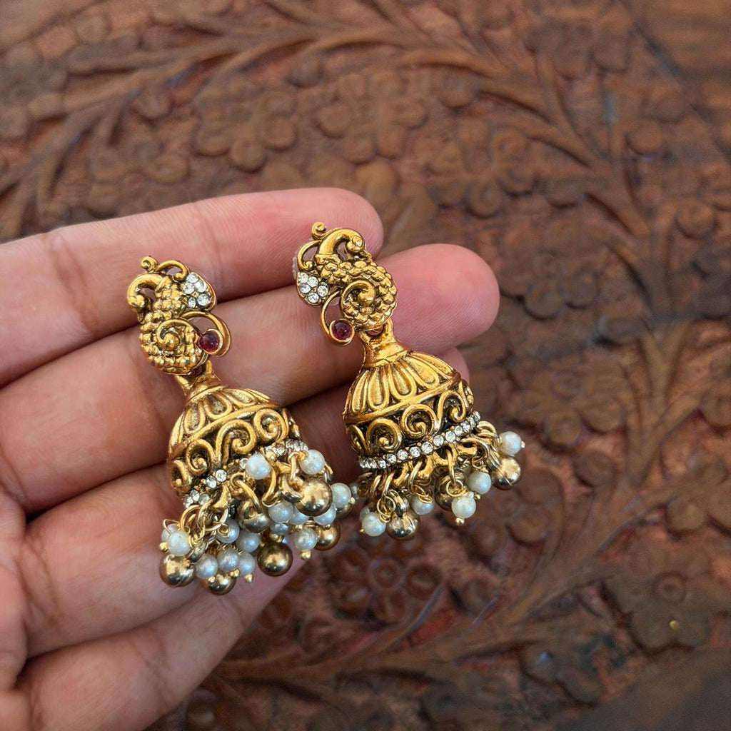 Lakshmi Antique Necklace AN99 Anvika Jewels