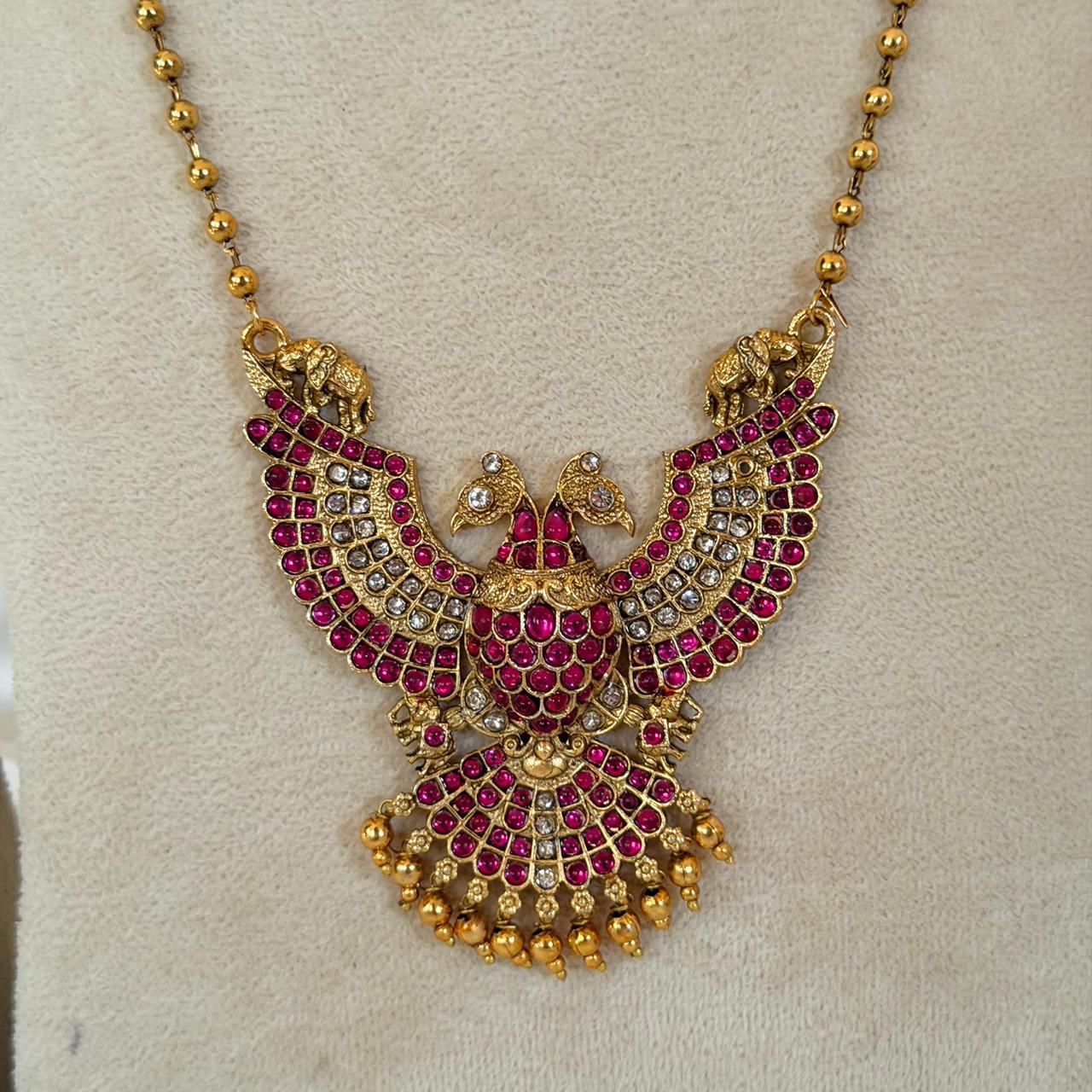 Gandaberunda Pendant Set Anvika Jewels