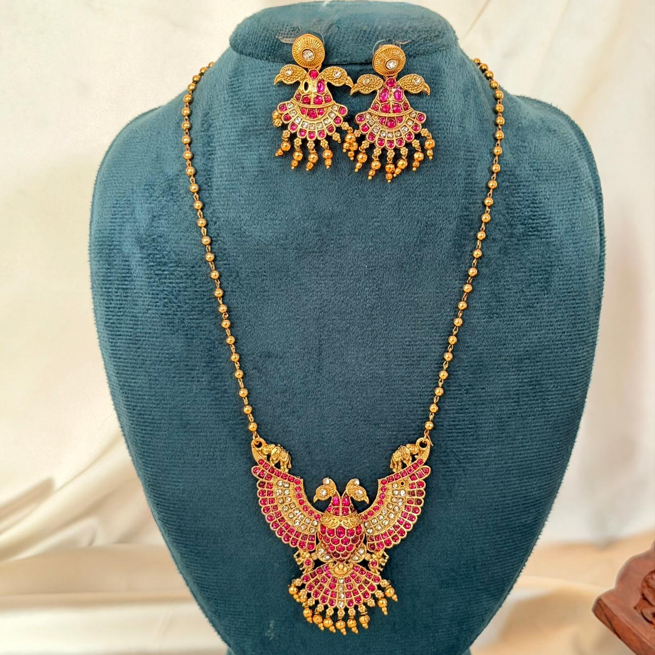 Gandaberunda Pendant Set Anvika Jewels