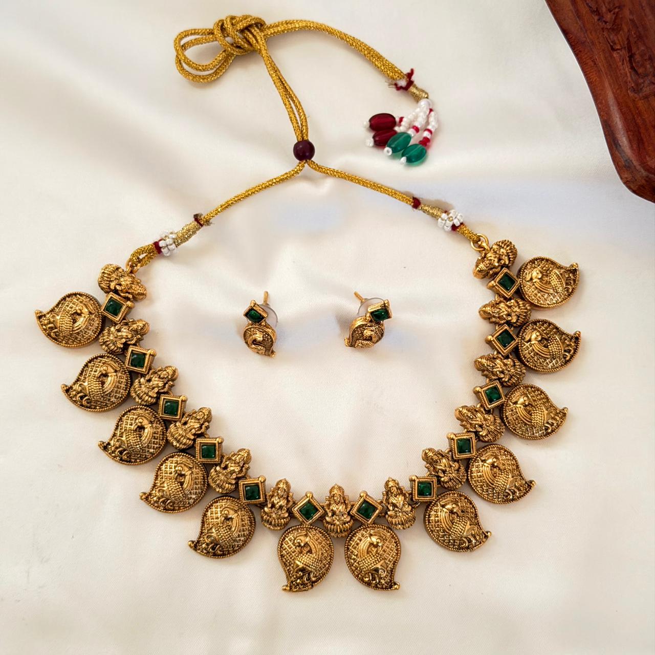 Antique Mango Necklace AN105 Anvika Jewels