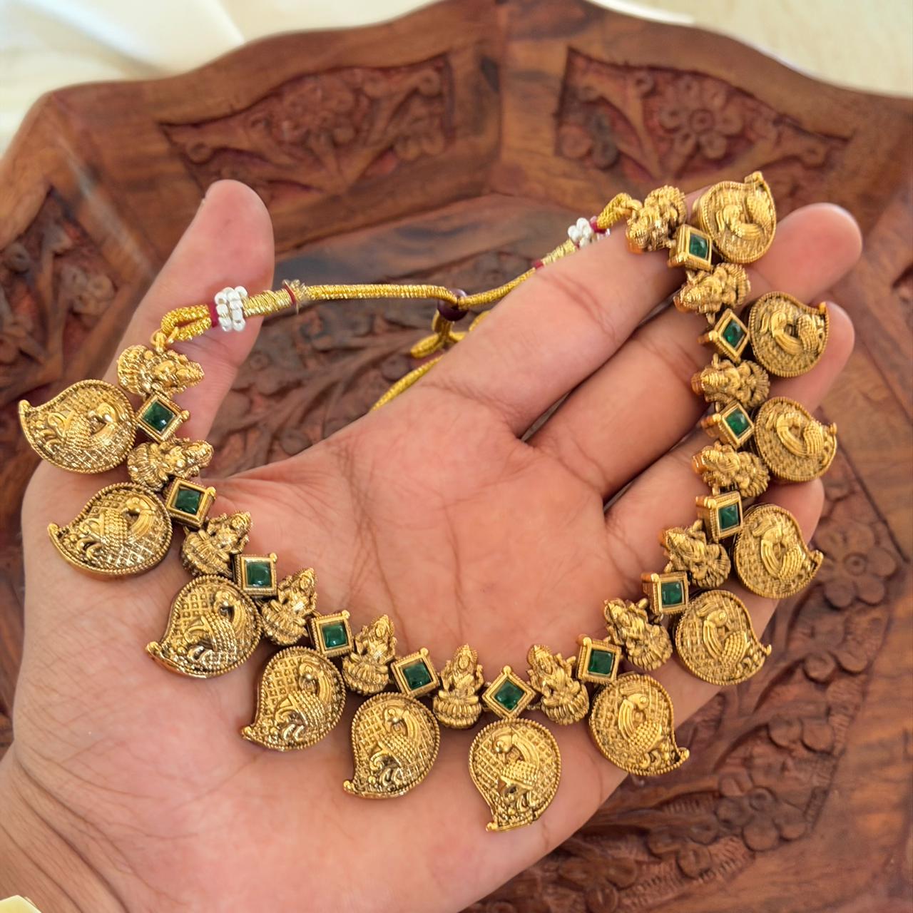 Antique Mango Necklace AN105 Anvika Jewels