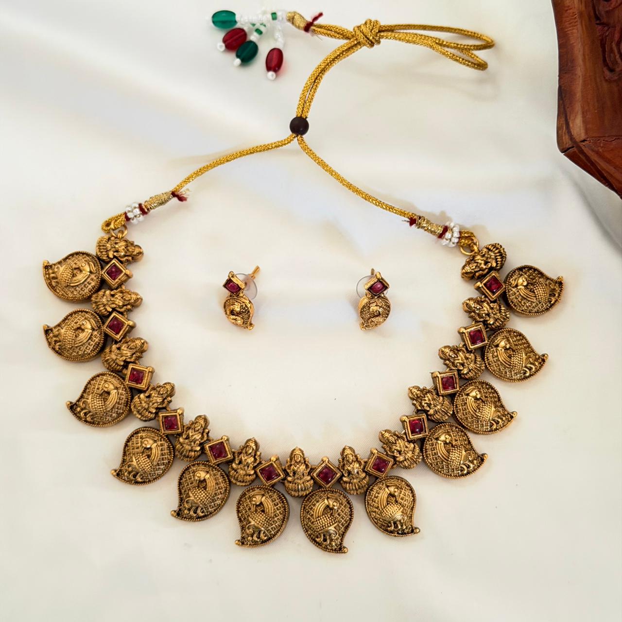 Antique Mango Necklace AN105 Anvika Jewels