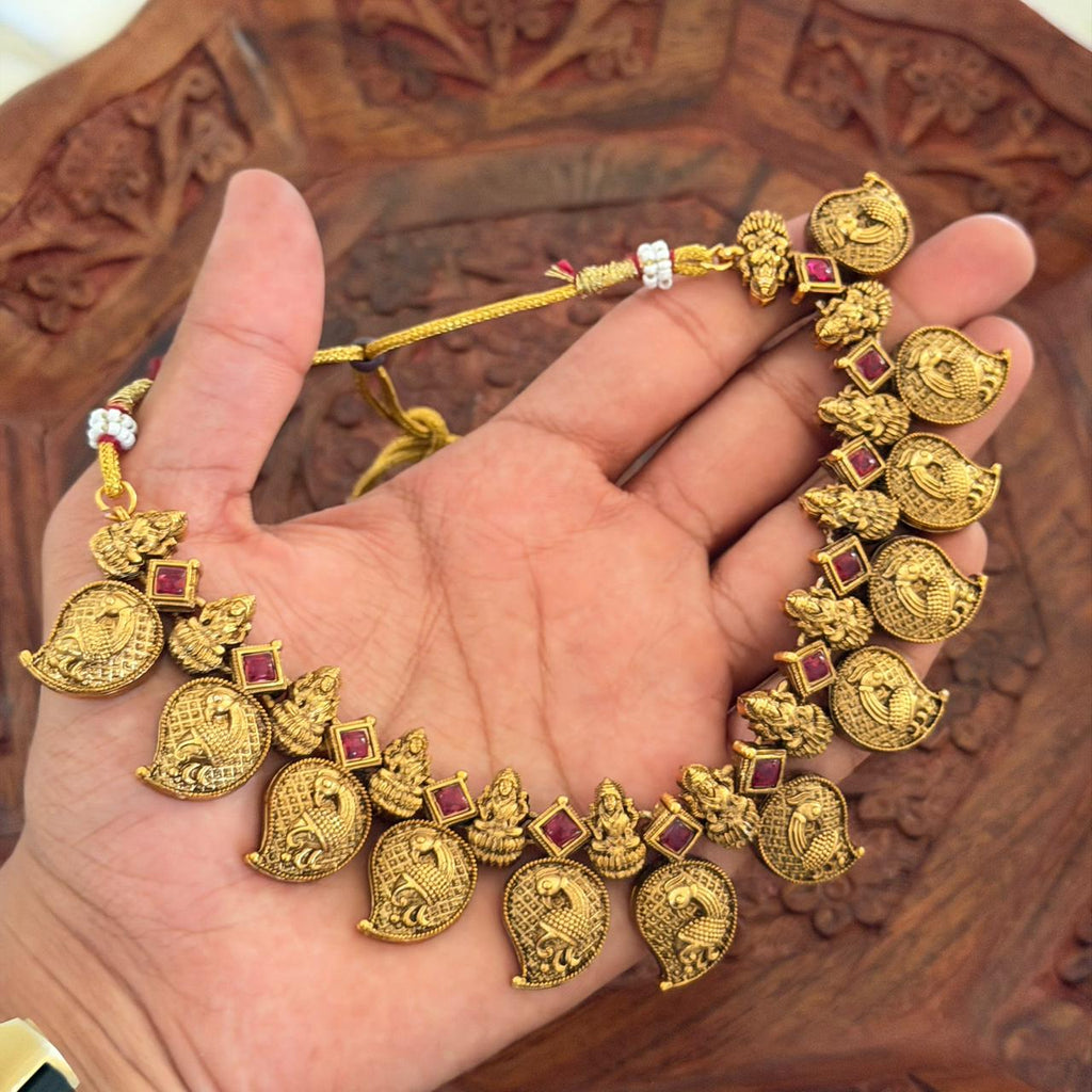 Antique Mango Necklace AN105 Anvika Jewels