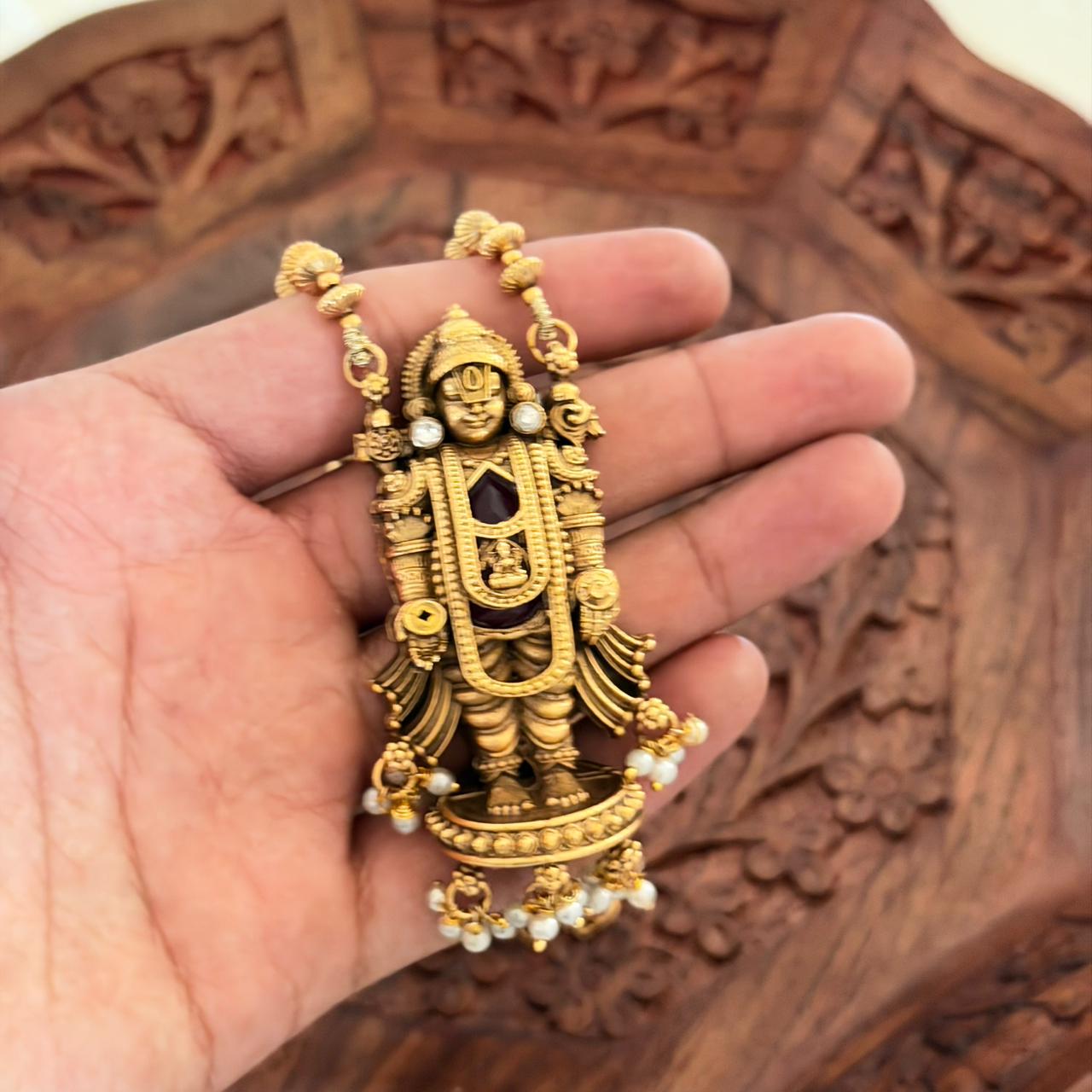 Premium Balaji Necklace AN106 Anvika Jewels