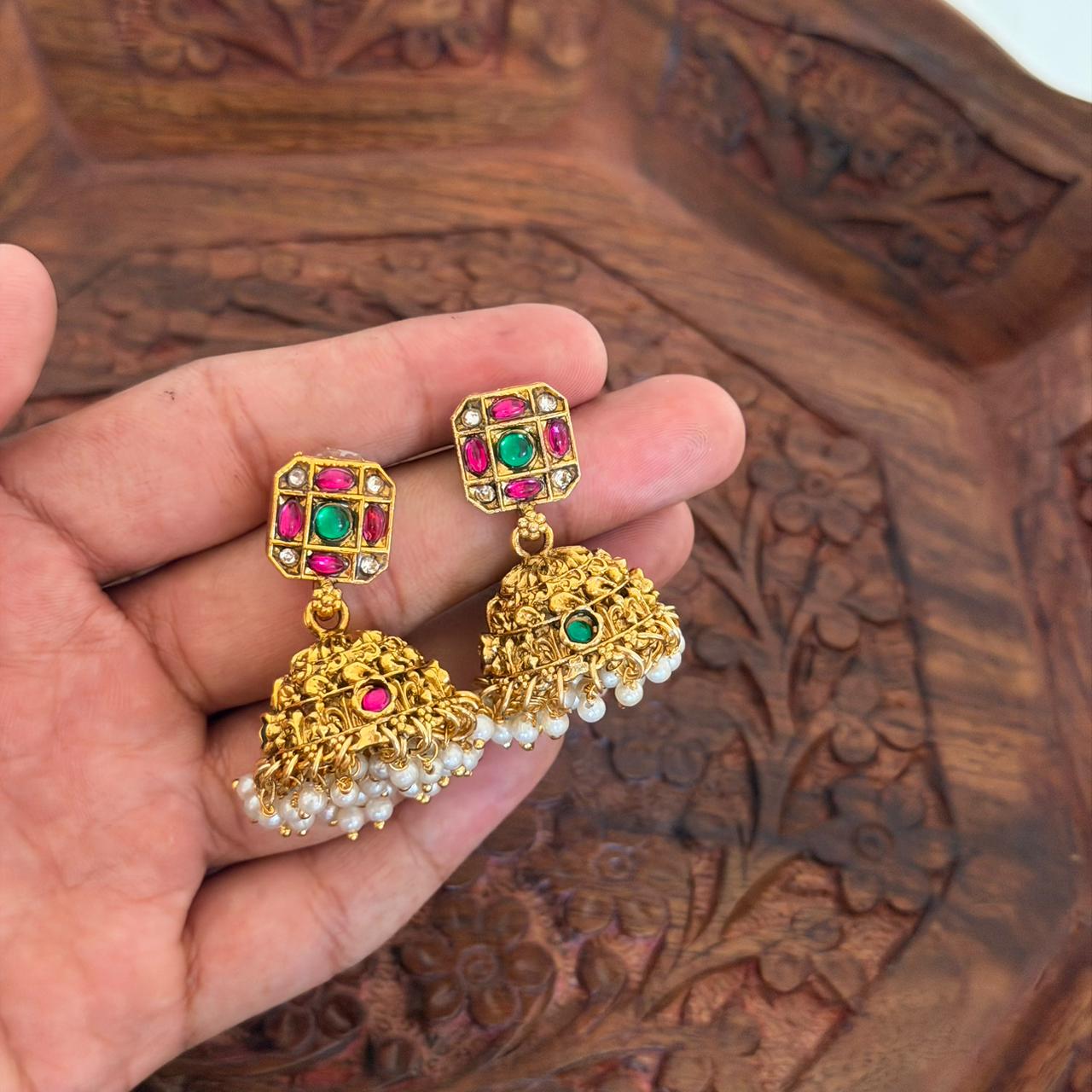Antique Coin Peacock Necklace Anvika Jewels